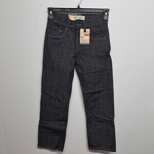 Levi’s 550 Women’s Jeans Size 12M W24 L26 Black Relaxed Fit Tapered Leg Denim NW